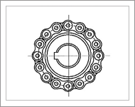 GL型滾子鏈聯軸器 GL型滾子鏈聯軸器