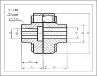 LX型彈性套柱銷聯軸器 LX型彈性套柱銷聯軸器